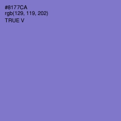 #8177CA - True V Color Image