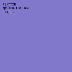 #8177CB - True V Color Image