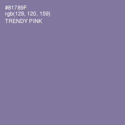 #81789F - Trendy Pink Color Image
