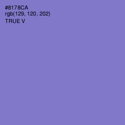 #8178CA - True V Color Image