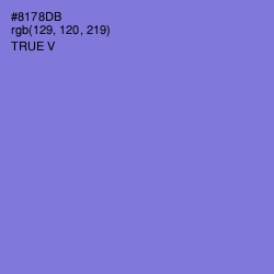 #8178DB - True V Color Image