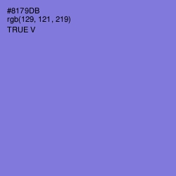 #8179DB - True V Color Image