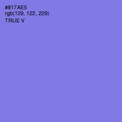 #817AE5 - True V Color Image