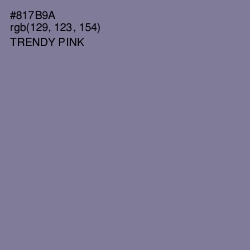 #817B9A - Trendy Pink Color Image