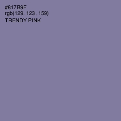 #817B9F - Trendy Pink Color Image