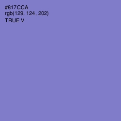 #817CCA - True V Color Image