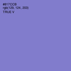 #817CCB - True V Color Image