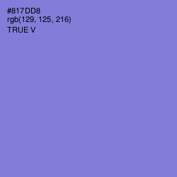 #817DD8 - True V Color Image