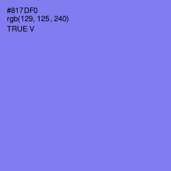 #817DF0 - True V Color Image