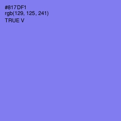 #817DF1 - True V Color Image