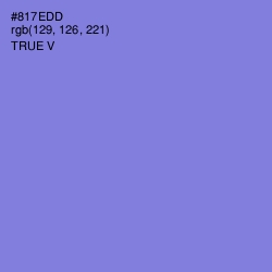 #817EDD - True V Color Image