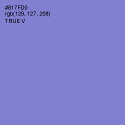 #817FD0 - True V Color Image