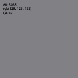 #818085 - Gray Color Image