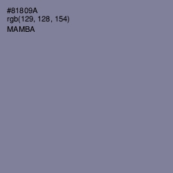 #81809A - Mamba Color Image