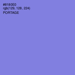 #8180E0 - Portage Color Image
