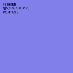 #8180EB - Portage Color Image