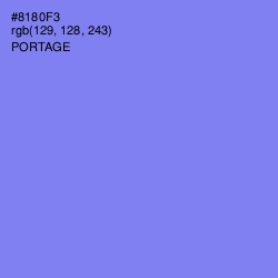 #8180F3 - Portage Color Image