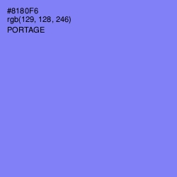 #8180F6 - Portage Color Image