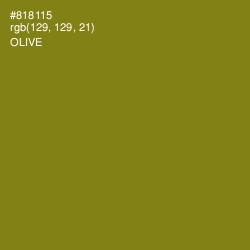 #818115 - Olive Color Image