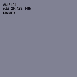 #818194 - Mamba Color Image