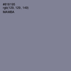 #818195 - Mamba Color Image