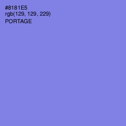 #8181E5 - Portage Color Image