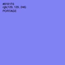 #8181F6 - Portage Color Image