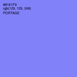 #8181F9 - Portage Color Image