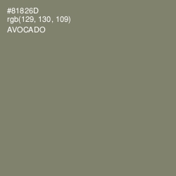 #81826D - Avocado Color Image