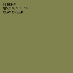 #81834F - Clay Creek Color Image