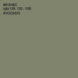 #81846C - Avocado Color Image