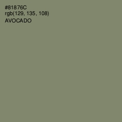 #81876C - Avocado Color Image