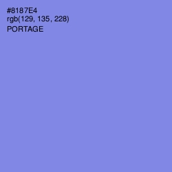 #8187E4 - Portage Color Image
