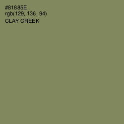 #81885E - Clay Creek Color Image