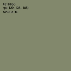 #81886C - Avocado Color Image