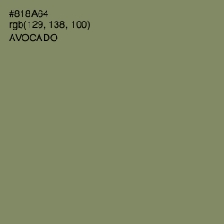 #818A64 - Avocado Color Image