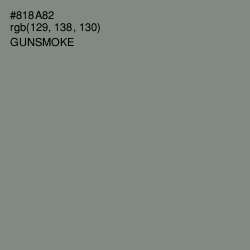 #818A82 - Gunsmoke Color Image