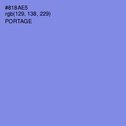 #818AE5 - Portage Color Image
