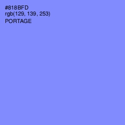 #818BFD - Portage Color Image