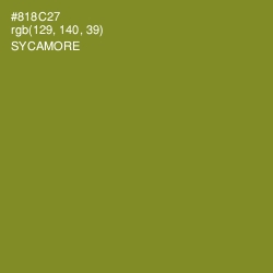 #818C27 - Sycamore Color Image