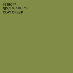 #818C47 - Clay Creek Color Image