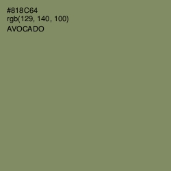 #818C64 - Avocado Color Image