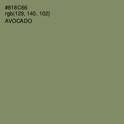 #818C66 - Avocado Color Image