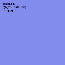#818CED - Portage Color Image