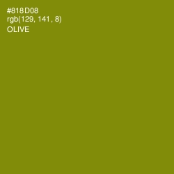 #818D08 - Olive Color Image