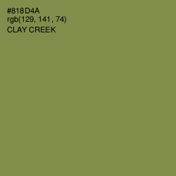 #818D4A - Clay Creek Color Image