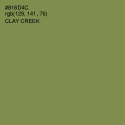 #818D4C - Clay Creek Color Image
