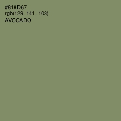 #818D67 - Avocado Color Image