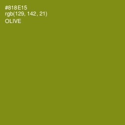 #818E15 - Olive Color Image