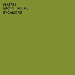 #818F31 - Sycamore Color Image